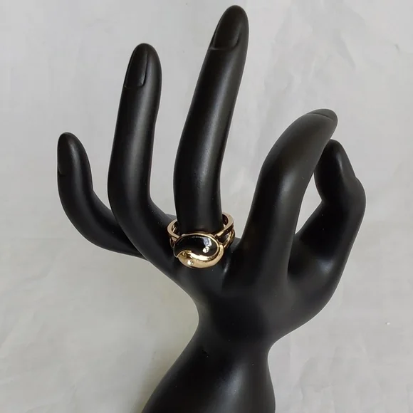 WOMEN'S SIZE 8 YIN YANG RING - Picture 1 of 5